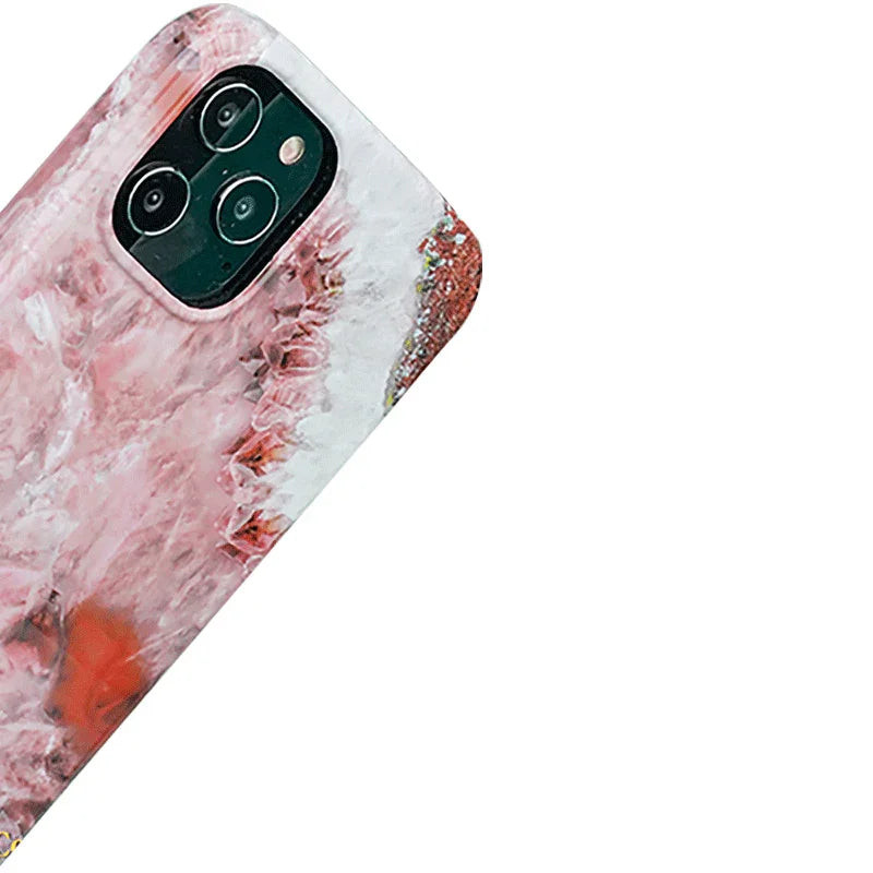 iPhone 12 Pro Max Kingxbar Jade Splash Case - Red - Tashqila iPhone 12 Pro Max Kingxbar Jade Splash Case - Red - Tashqila